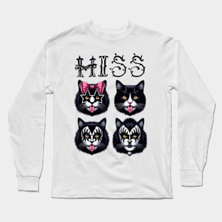 Hiss Cat Shirt Long Sleeve T-Shirt